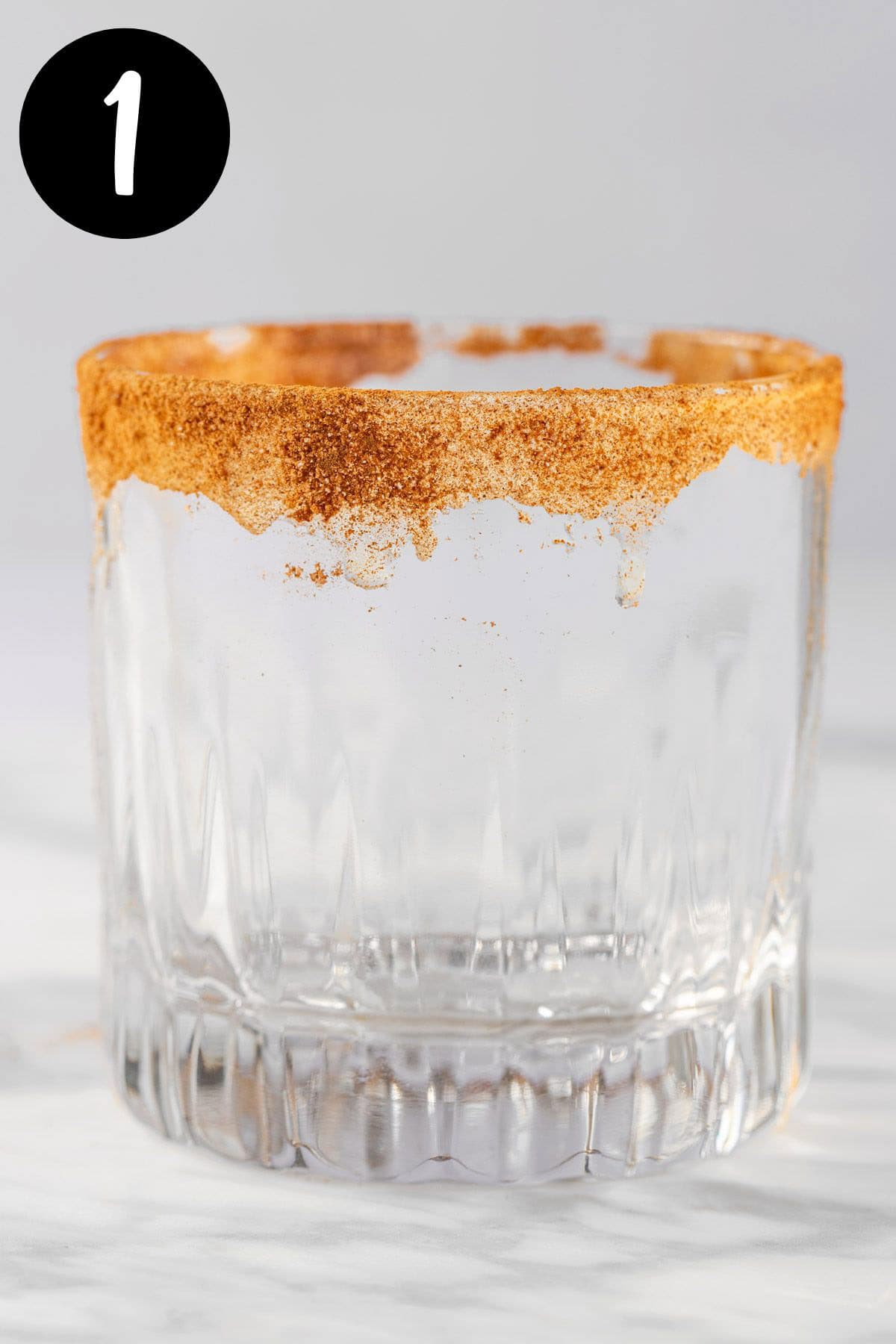 A process photo illustrating step 1.