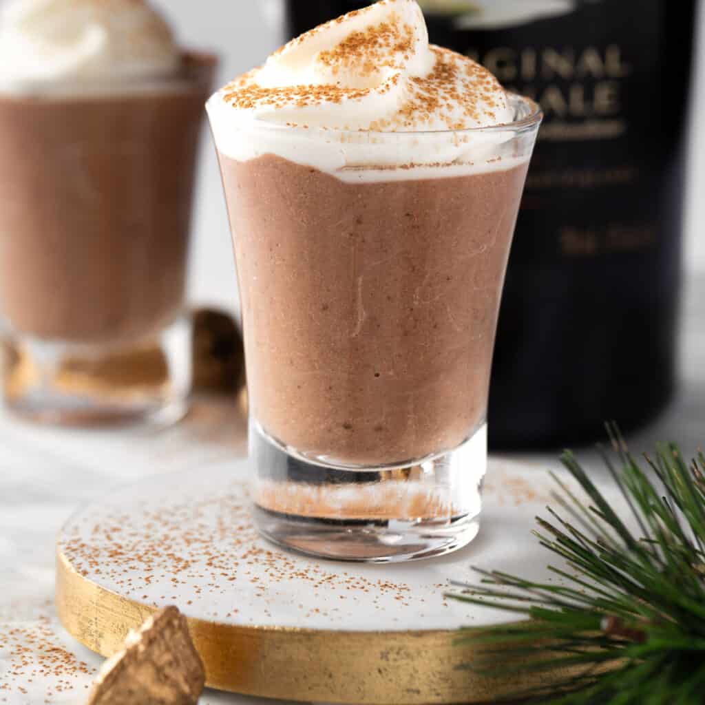 Baileys Pudding Shots - The Littlest Crumb Baileys Pudding Shots - The Littlest Crumb