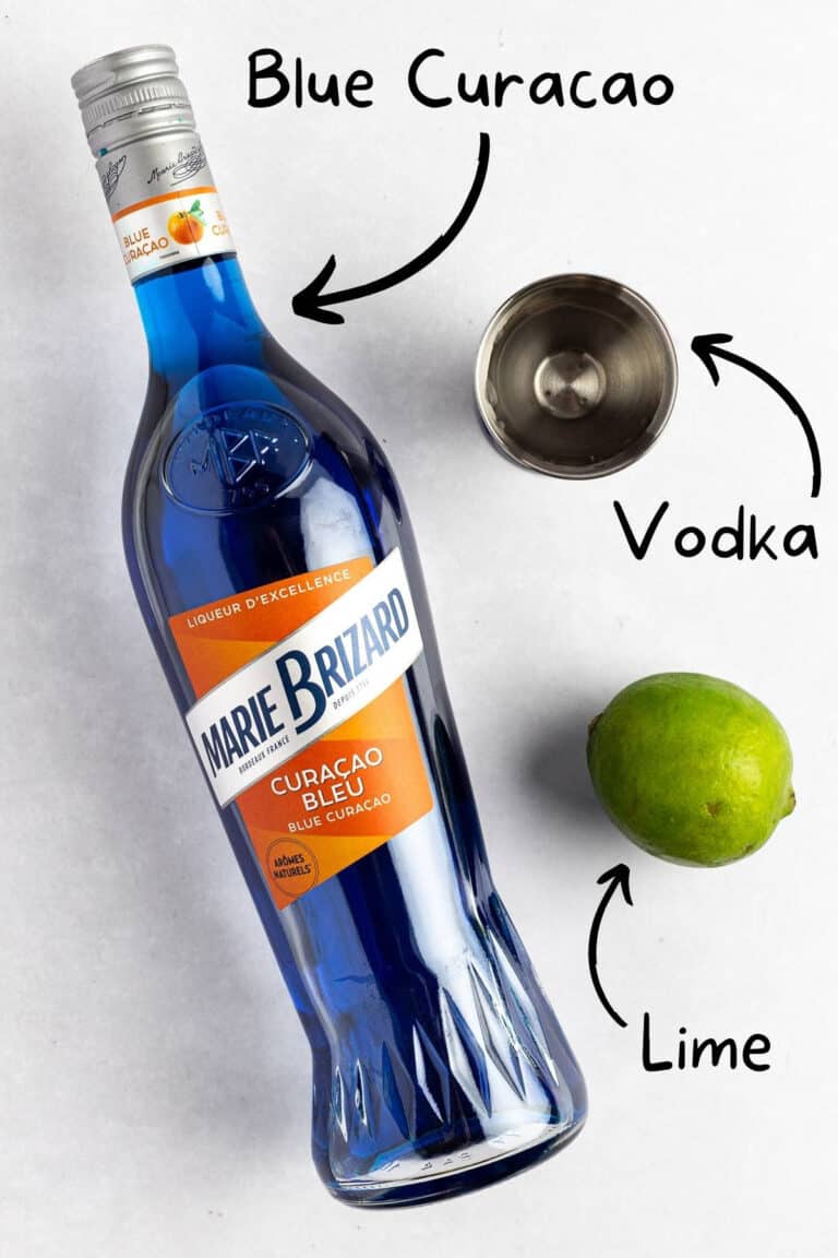 Blue Kamikaze Shot - The Littlest Crumb