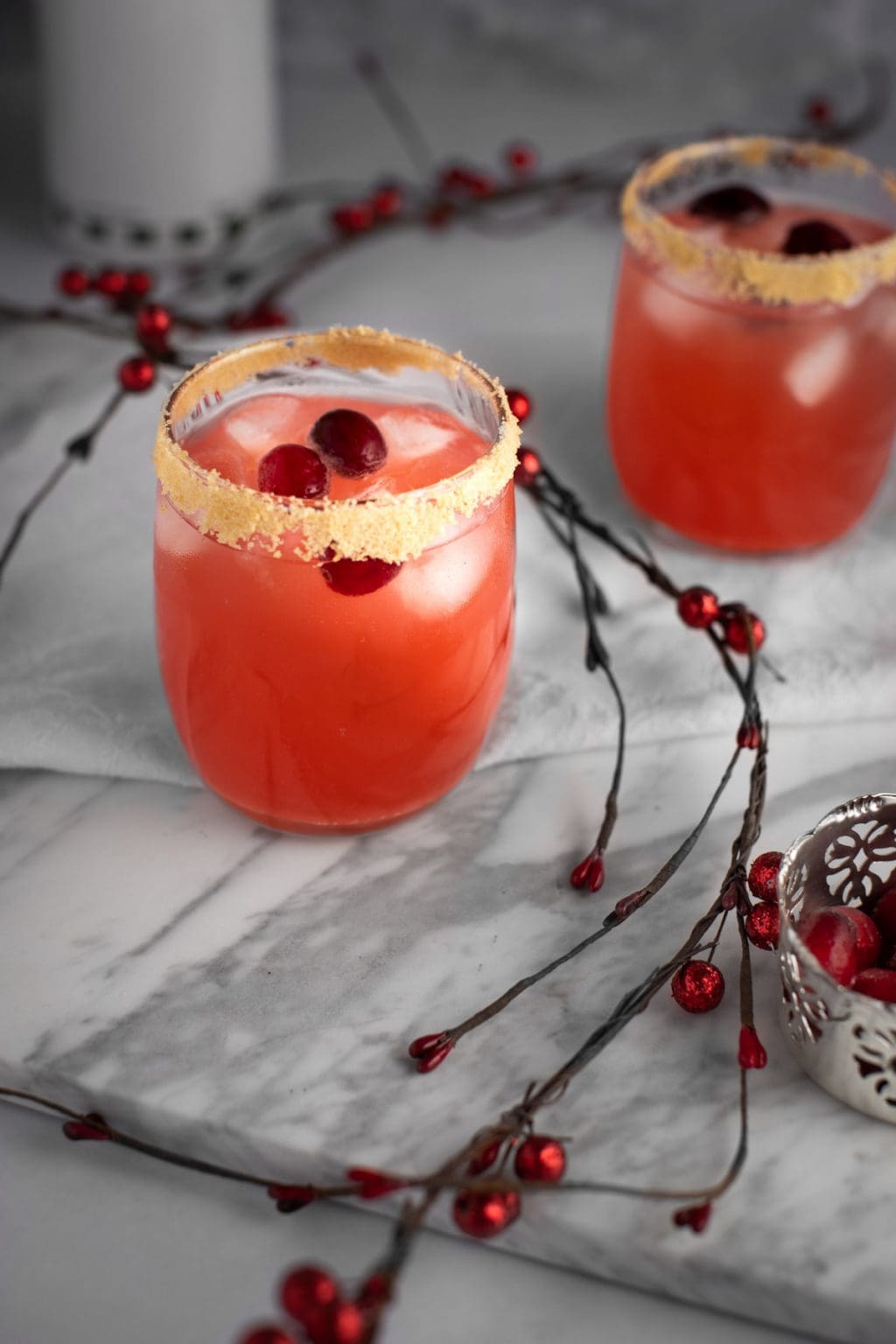 Cranberry Mocktail - The Littlest Crumb