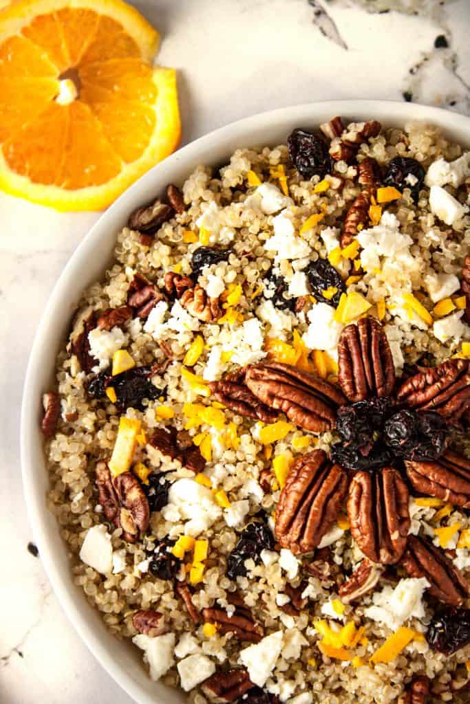 Cranberry Pecan Quinoa Salad With Honey-Orange Dressing ...