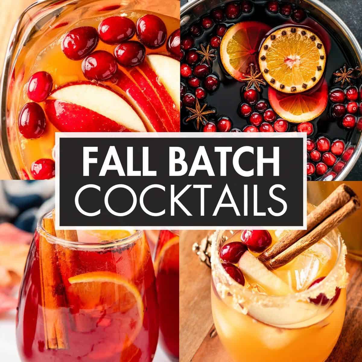 Fall Batch Cocktails - The Littlest Crumb