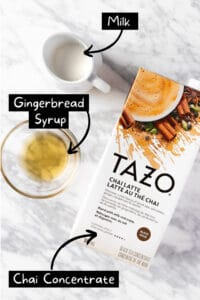 Gingerbread Chai Latte - The Littlest Crumb