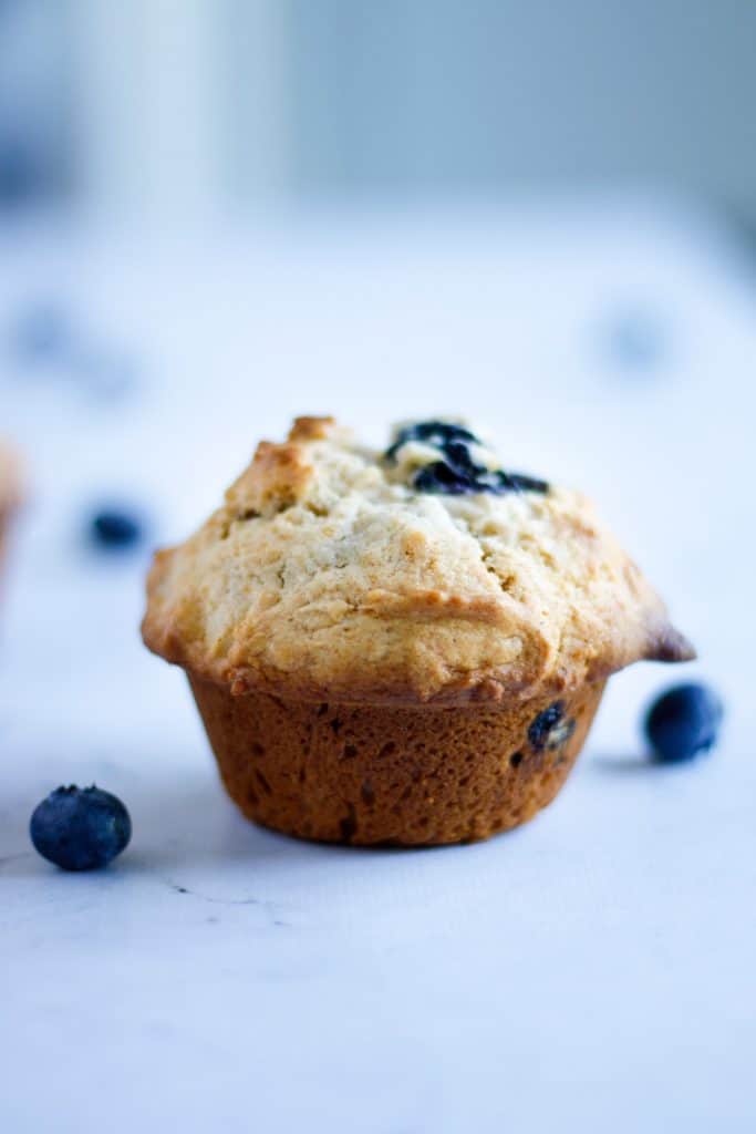 Pear and Blueberry Muffins - The Littlest Crumb