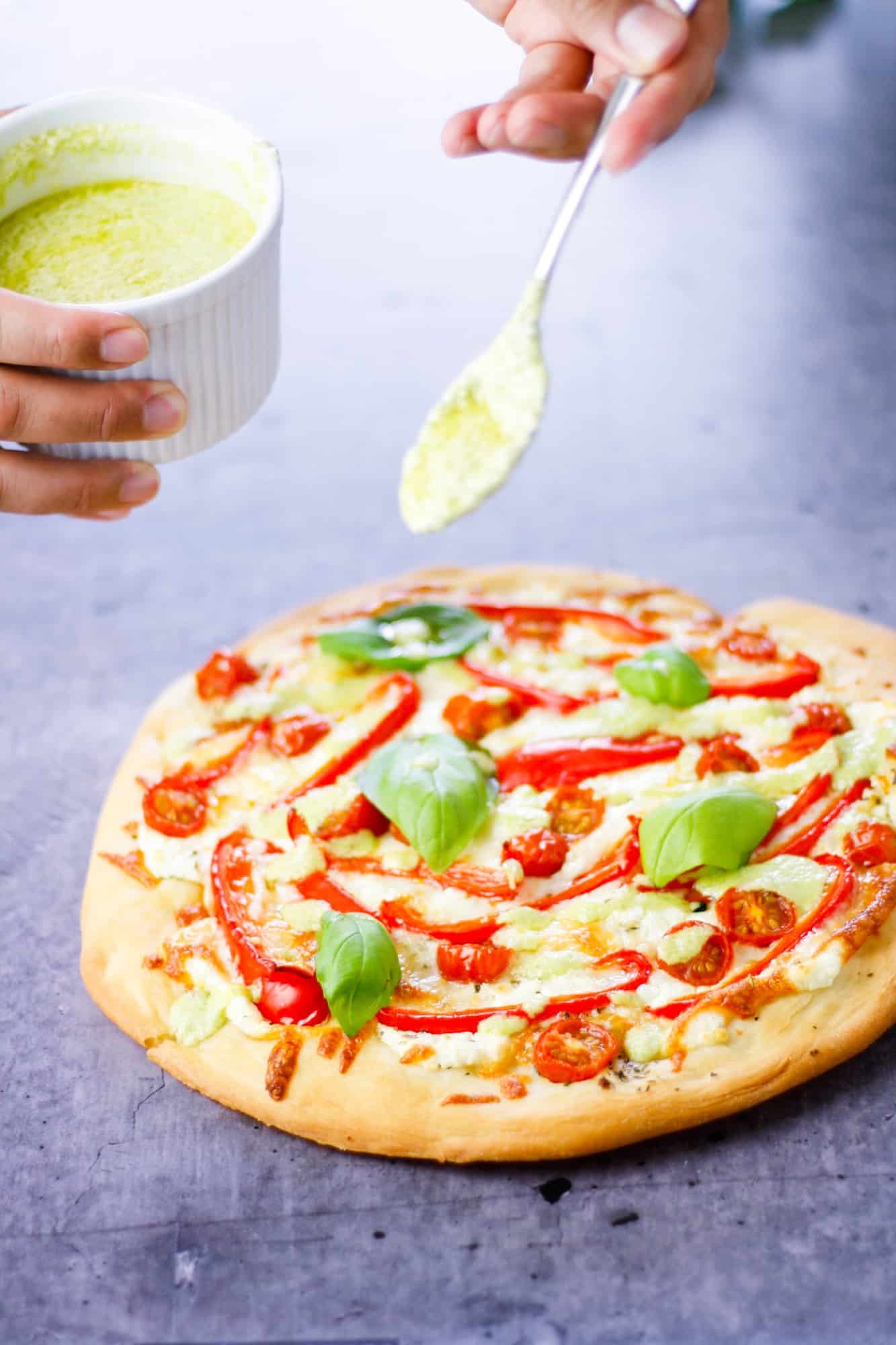 Pesto Drizzle The Littlest Crumb