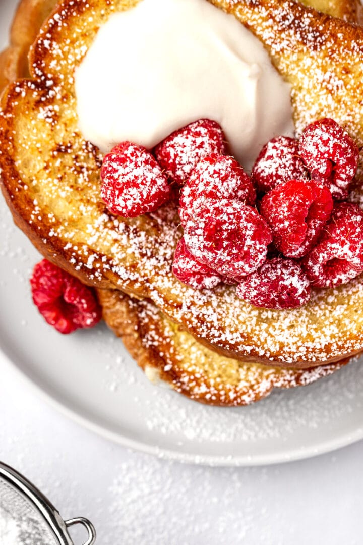 RumChata French Toast - The Littlest Crumb