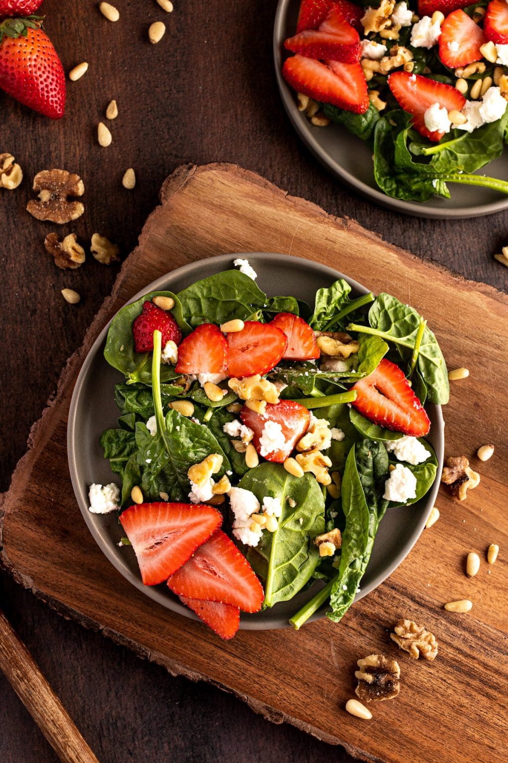 Strawberry Goat Cheese Salad - The Littlest Crumb