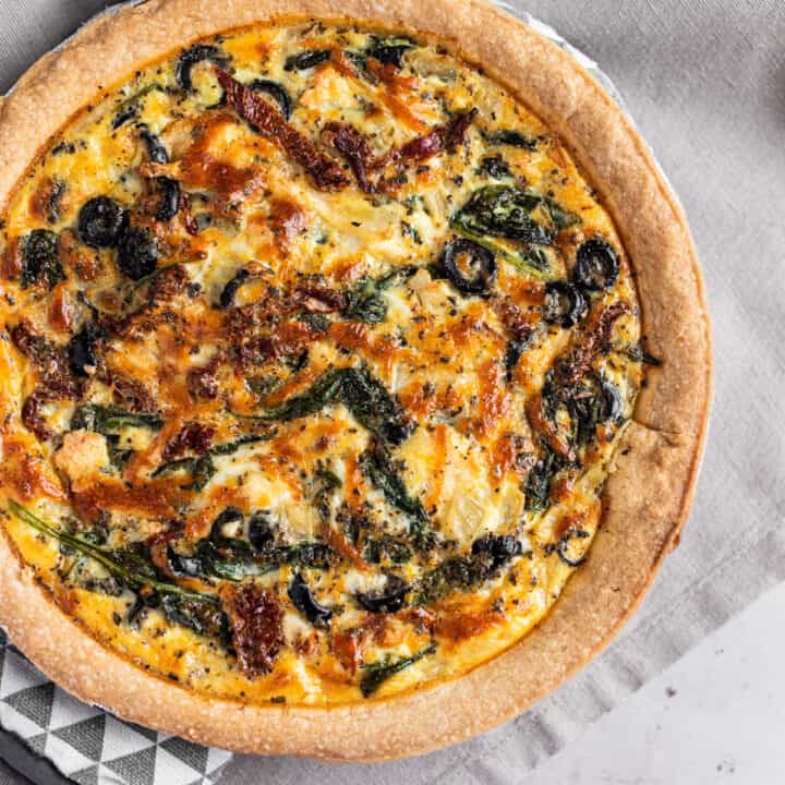 SunDried Tomato Quiche The Littlest Crumb