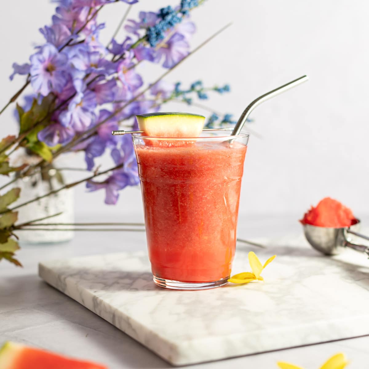 Watermelon Pineapple Smoothie - The Littlest Crumb